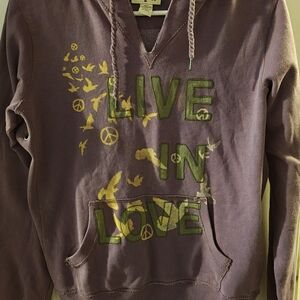 Women's Lucky Brand Purple Graphic Hoodie